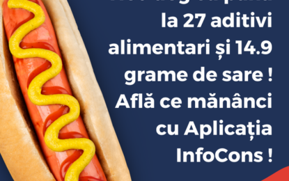 Atenție! Într-un banal Hot-Dog se regăsesc până la 27 de aditivi alimentari si 14g de sare