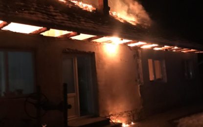 Misiuni de stingere a incendiilor pentru pompierii bihoreni în Vașcău și Măgești