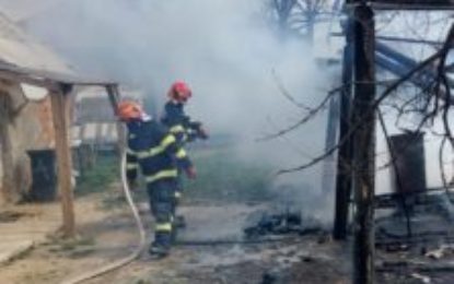 Incendiu violent în localitatea Telechiu