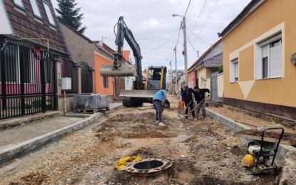 Se lucrează la modernizarea străzii Ioan Ciordaș