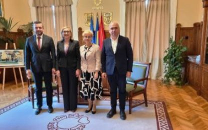 Ambasadorul Georgiei în România, în vizită la Primăria Oradea