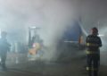 Incendiu la un service auto de pe Calea Clujului, din Oradea