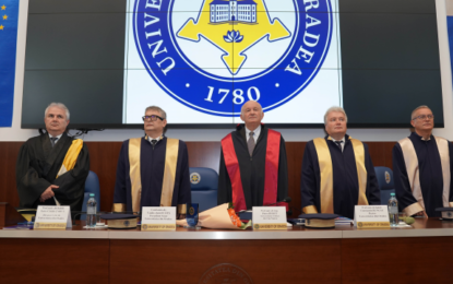 Prof. univ. dr. Petru Berce a primit titlul de Doctor Honoris Causa al Universității din Oradea