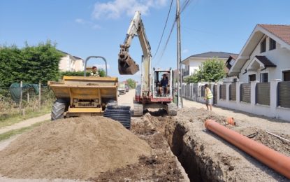 A început modernizarea străzii Aurel Covaci din cartierul Oncea