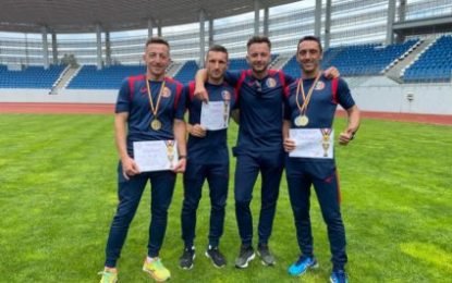 Medalii de aur și argint obținute de pompierii militari bihoreni la  Campionatul de Atletism și Cros al Ministerului Afacerilor Interne