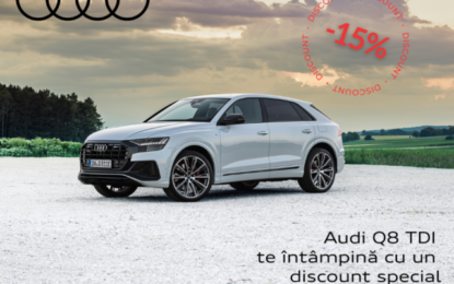 La D&C Oradea te întâmpină Audi Q8 TDI cu un super discount, direct din STOC