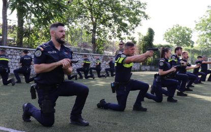 Polițiștii bihoreni nou încadrați, instruiți în domeniul tragerii cu armamentul din dotare