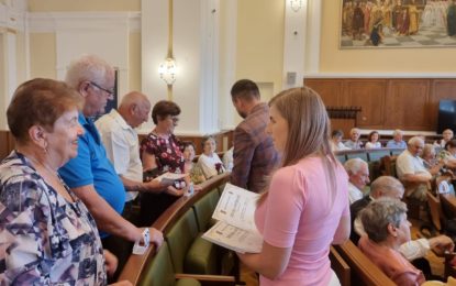 35 de cupluri premiate cu ocazia Nunții de Aur la Primăria Oradea