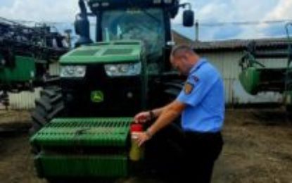 Controale ale pompierilor la asociații agricole și depozite de cereale din Bihor