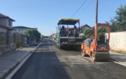 S-a turnat primul strat de asfalt pe strada Ștefan Lupșa, în Grigorescu 
