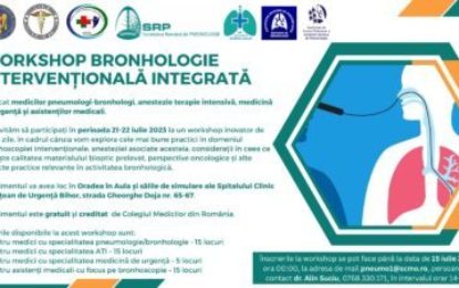 Workshop de Bronhologie Intervențională Integrată, în această lună, la Oradea