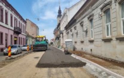 Săptămâna viitoare se toarnă asfaltul pe str. General Traian Moșoiu