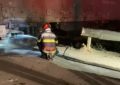 Locomotiva unui tren personal a luat foc pe ruta Oradea – Halmeu