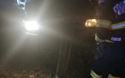 Intervenție pentru salvarea victimelor unui accident rutier produs lângă localitatea Salonta