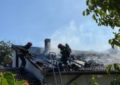 Incendiu violent la o casă de pe strada Johann Strauss din Oradea