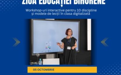 Ziua Educației, pe 5 octombrie, marcată altfel în Bihor. Dascălii bihoreni în interacțiune cu noi medode de pedagogie în contextul digitalizării școlilor