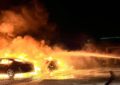 Incendiu deosebit de violent, pe strada Cuza Vodă din Ștei