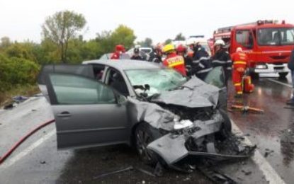 Accident rutier la Sudrigiu