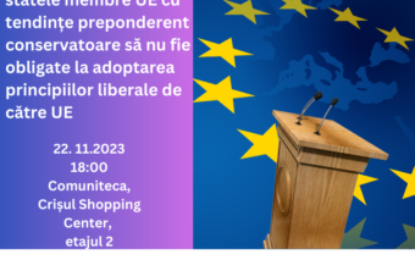 EUROPE DIRECT Oradea organizează o nouă dezbatere publică
