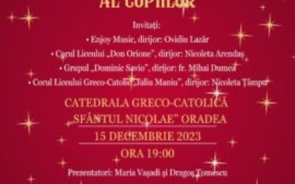 Concert de Crăciun al copiilor, în Catedrala „Sf. Nicolae” din Oradea