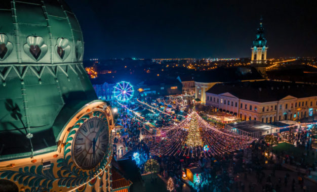 Târgul de Crăciun Oradea 2023 și-a deschis oficial porțile