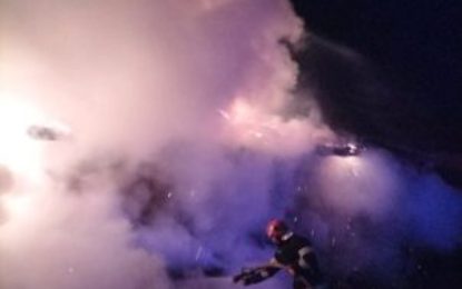 Incendiu în miez de noapte, în comuna Căpâlna