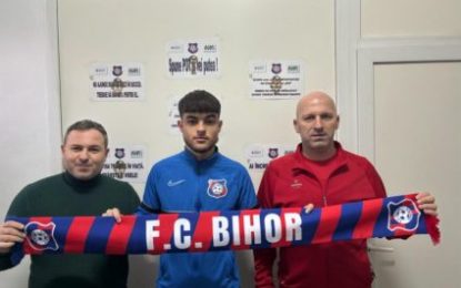 Tânărul fotbalist Krisztian Gagyi a venit din Anglia pentru FC Bihor!