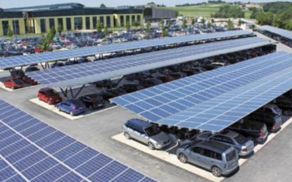 Licitație pentru realizarea centralei electrice fotovoltaice în parcarea de lângă Oradea Arena, pe str. Traian Blajovici