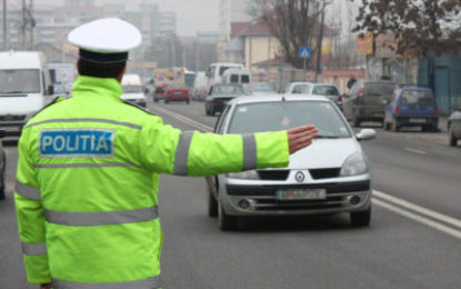 86 de participanți la trafic care nu au respectat legislația rutieră, sancționați de polițiștii rutieri în acțiune, în ultimele 24 de ore