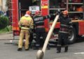 Incendiu la un supermarket din Oradea