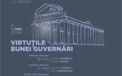 Joi încep Conferințele Dilema la Oradea Cu cinci conferințe, o conferință-spectacol și dialoguri publice 16-18 Mai 2024