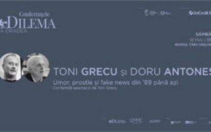 Umor, prostie și fake news din ’89 până azi Conferință-spectacol de Toni Grecu
