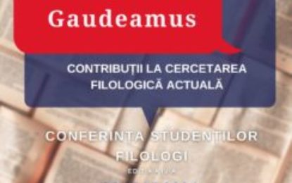 Facultatea de Litere – Conferința Gaudeamus