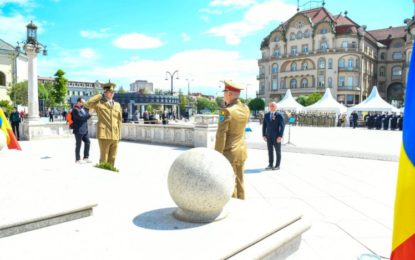 Ziua Independenței Naționale a României, Ziua Victoriei Coaliției Națiunilor Unite în cel de-al Doilea Război Mondial și Ziua Uniunii Europene, marcată şi la Oradea