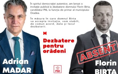 Adrian Madar (PSD): Lui Florin Birta  îi este frică de o DEZBATERE pentru ORĂDENI!