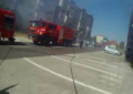 Incendiu izbucnit la un bloc din cartierul Nufărul, Oradea