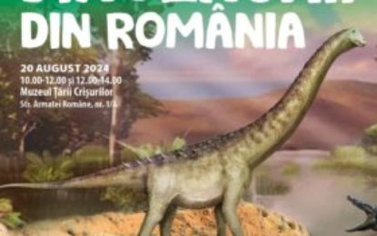 Atelier de educație muzeală, la Oradea: Dinozaurii din România