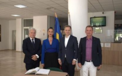 Adrian Dupu – secretar de stat în cadrul Departamentului pentru Relația cu Republica Moldova, al Guvernului României, a vizitat Universitatea din Oradea