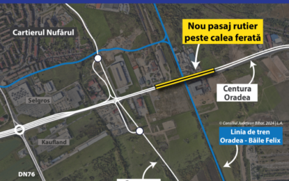 Un nou pasaj rutier peste Centura Oradea