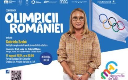 Conferințele Tipografiei de idei #hailamuzeu: Conferința „Olimpicii României” – Invitată Gabriela Szabó