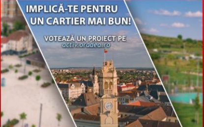 Transformă-ți cartierul! Votează proiectul care contează pentru tine!