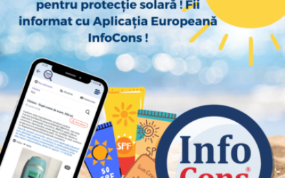 ATENȚIE! 9 produse neconforme cu risc chimic privind produsele pentru protecție solară! Fii informat cu Aplicația Europeană InfoCons!