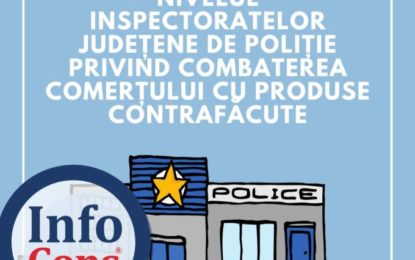 Inspectoratul de Poliție Județean Bihor cu 77% mai puține acțiuni de prevenire privind combaterea comerțului cu produse contrafăcute decât media