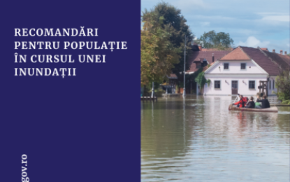 DSP Bihor reaminteşte regulile generale de utilizare a apei în caz de inundaţii