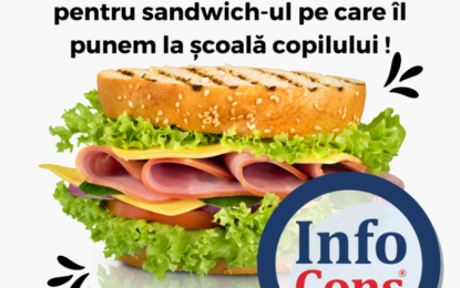 Atenție! Media temperaturii de păstrare este de 12 grade Celsius pentru sandwich-ul pe care îl punem la școală copilului!