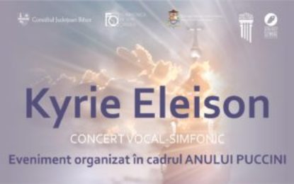 Concert Kyrie Eleison, miercuri, la Filarmonica de Stat Oradea