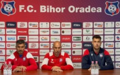 FC Bihor speră să obțină victoria, vineri, cu Concordia Chiajna!