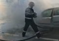 Incendiu la un autoturism, în Băile Felix