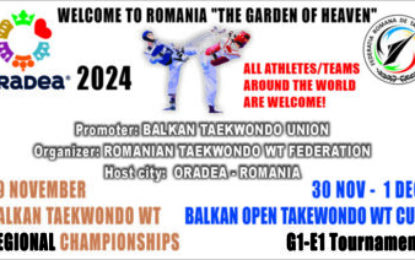 Festival al Taekwondo-ului WT în acest weekend, la Arena Antonio Alexe