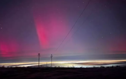 Fenomen rar in Oradea. Aurora boreală a putut fi văzută pe 1 Ianuarie